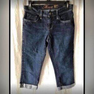 Mavi - designer Denim Blue Jean Capris Women's Sz 26